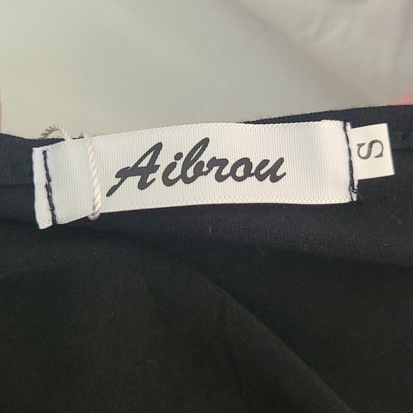 AIBROU Black Short Sleeve Embroidered Shirt - Picture 8 of 11